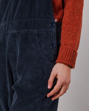 Workwear Corduroy Overall Navy from Brava Fabrics