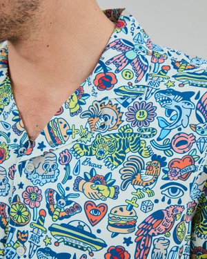 This is Asis Aloha Shirt from Brava Fabrics