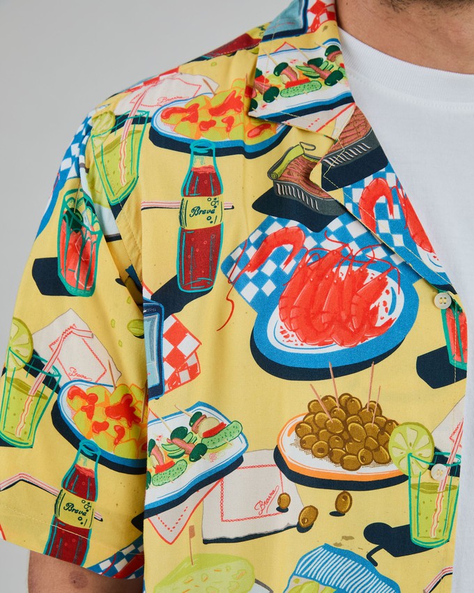Chiringuito Aloha Shirt Yellow from Brava Fabrics