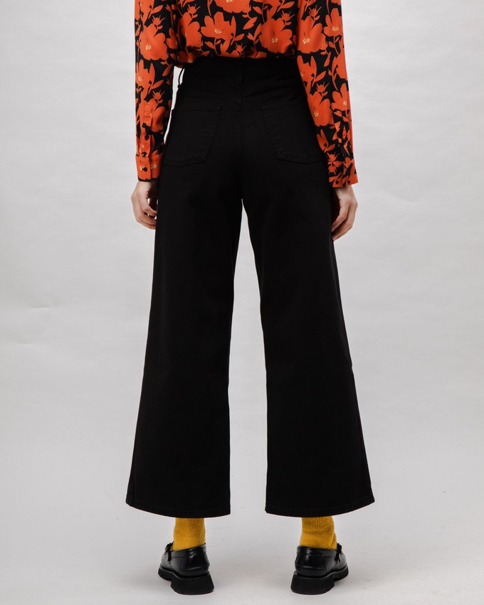 5 Pocket Twill Pants Black from Brava Fabrics