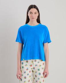 Terry oversize Tee Blue via Brava Fabrics