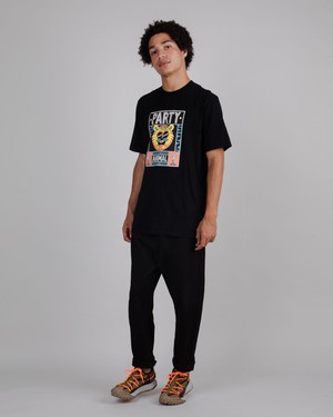 Yeye Weller Party T-Shirt Black from Brava Fabrics