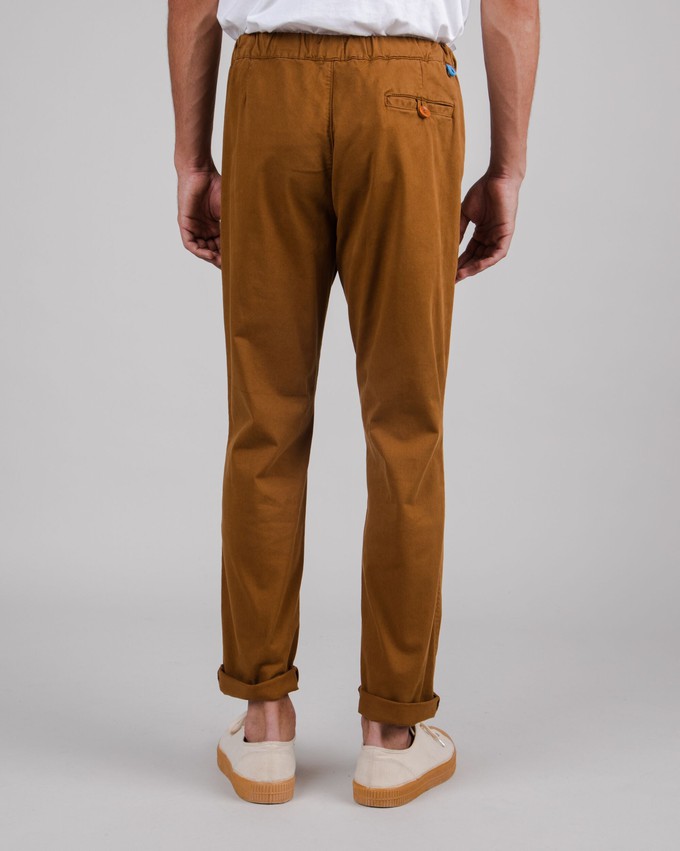 Comfort Chino Pants Brown from Brava Fabrics