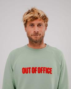 Out Of Office Cotton Sweatshirt Mint via Brava Fabrics