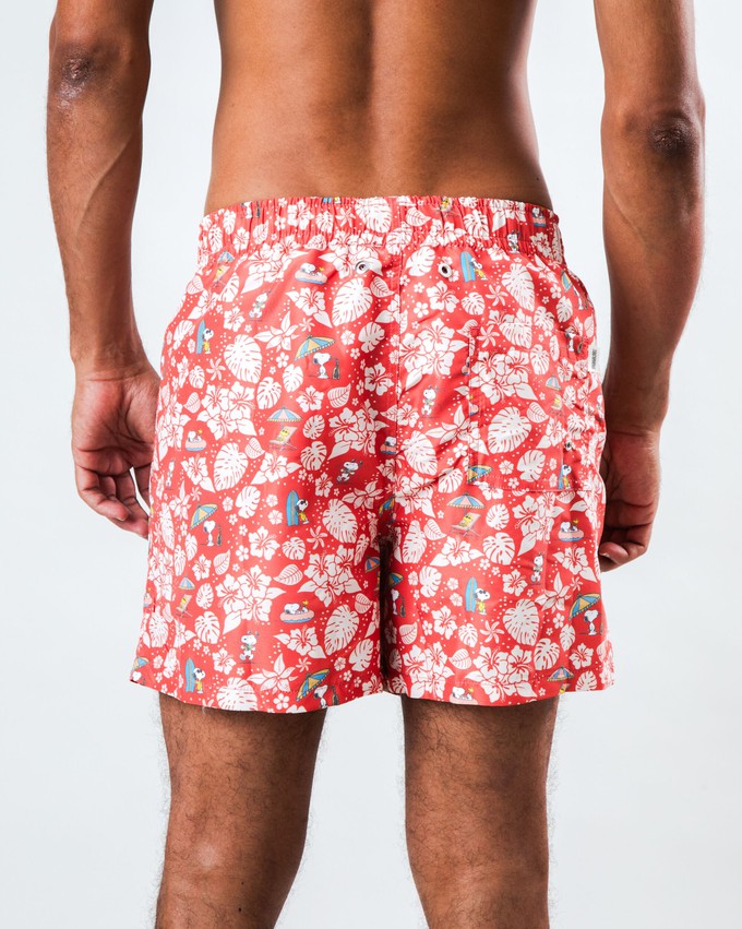 Peanuts Tropical Swimwear Red from Brava Fabrics