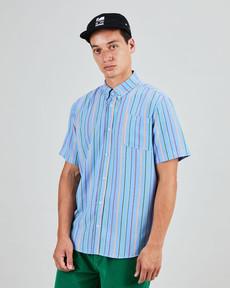 Multicolor Stripes Boxy Man Shirt via Brava Fabrics