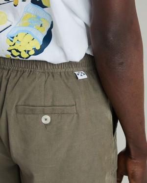 Baby Cord Shorts Stone Green from Brava Fabrics