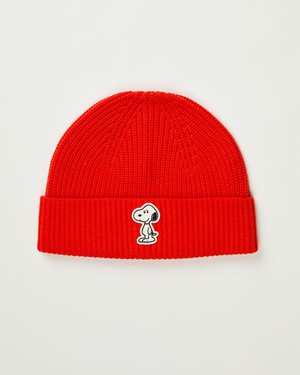 Peanuts Wool Beanie Red from Brava Fabrics