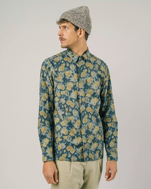 Flower Shirt Navy from Brava Fabrics