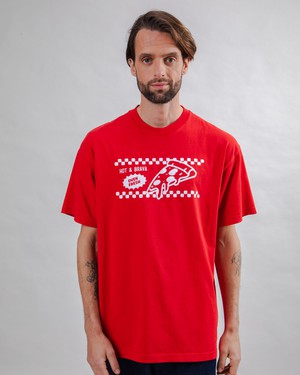 Hot & Brava Pizza Oversize T-shirt Red from Brava Fabrics