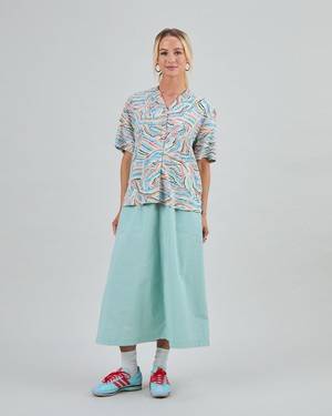 Messy Stripes Aloha Blouse Multicolor from Brava Fabrics