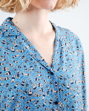 Just Swim Aloha Blouse from Brava Fabrics