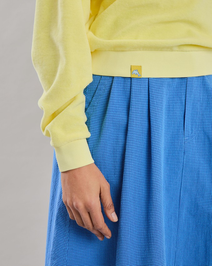 Terry Ranglan Sweatshirt Yellow from Brava Fabrics