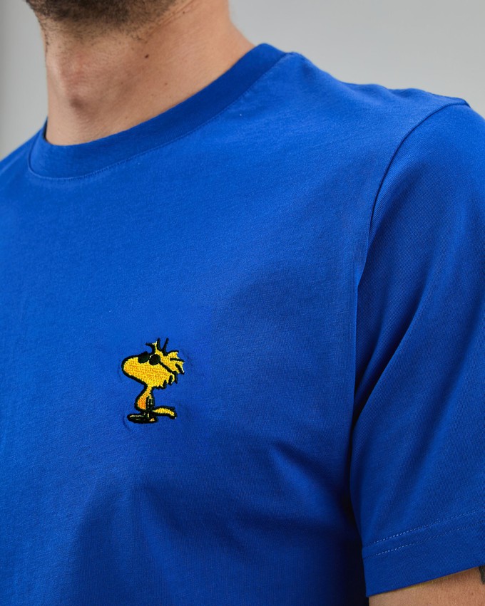 Peanuts Sunny Woodstock T-Shirt Klein Blue from Brava Fabrics