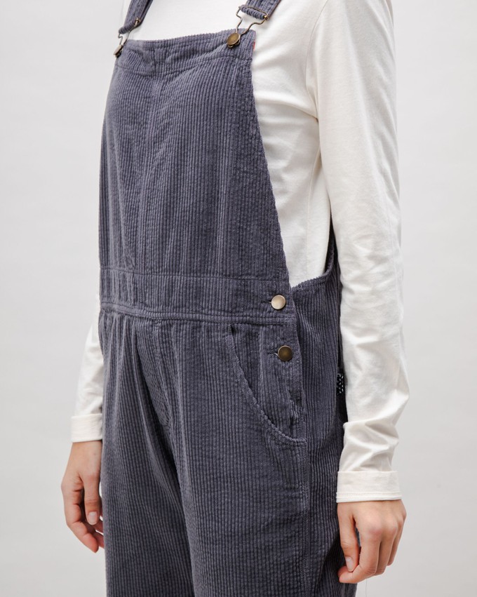 Corduroy Overall Dark Grey from Brava Fabrics