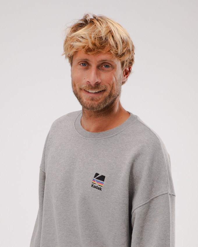 Kodak Color Oversize Sweatshirt Grey from Brava Fabrics