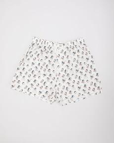 Peanuts Flying Ace Cotton Boxers Ecru via Brava Fabrics