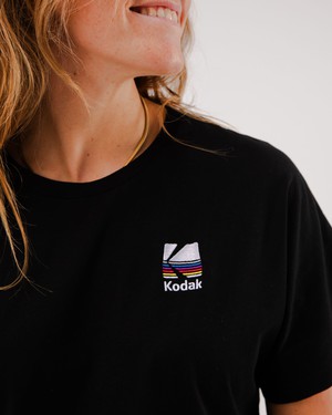 Kodak Color Oversize Tee Black from Brava Fabrics