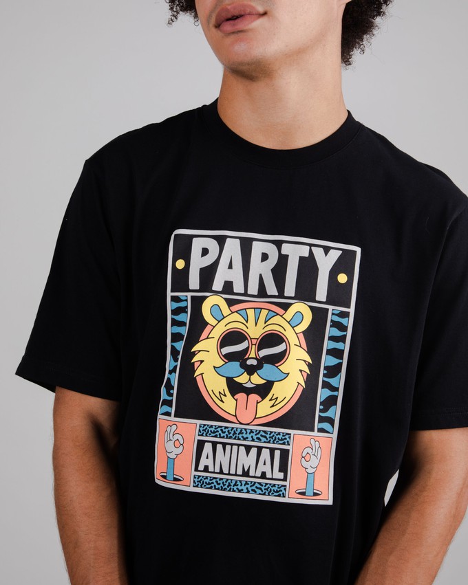 Yeye Weller Party T-Shirt Black from Brava Fabrics
