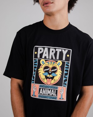 Yeye Weller Party T-Shirt Black from Brava Fabrics
