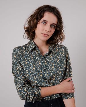 Peanuts Woodstock Blouse Navy from Brava Fabrics