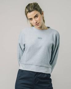Nomad Terry Sweatshirt Stone Blue via Brava Fabrics
