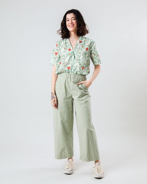 Ola de Calor Aloha Blouse Light Green from Brava Fabrics