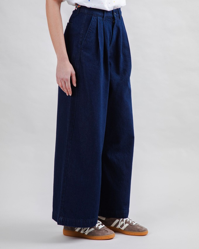 Wide Leg Pants Denim Dark from Brava Fabrics