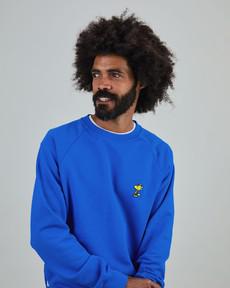 Peanuts Woodstock Sweatshirt Klein Blue via Brava Fabrics