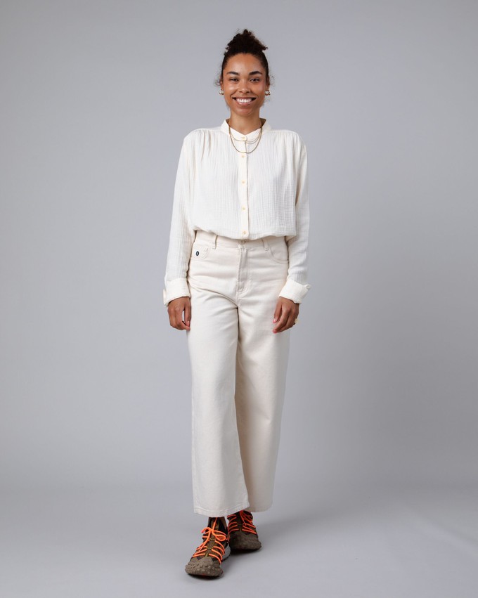 Bubble Mao Blouse Ecru from Brava Fabrics