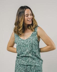 Watermelon Tank Top Green via Brava Fabrics