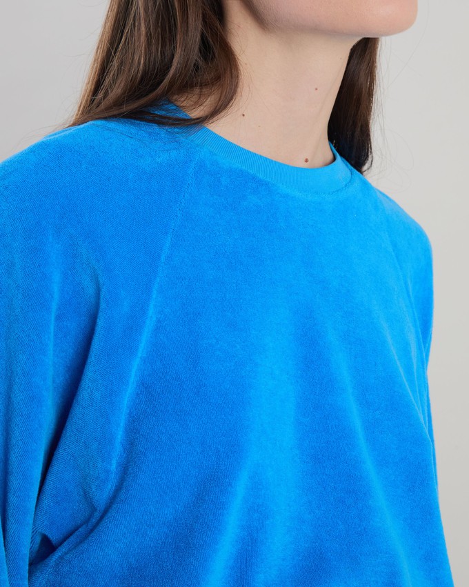 Terry Ranglan Sweatshirt Blue from Brava Fabrics
