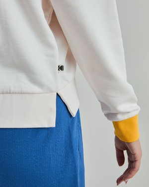 Kodak Retro FIlm Sweatshirt W Ecru from Brava Fabrics