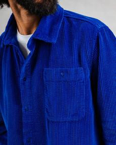 Corduroy Overshirt Klein Blue via Brava Fabrics