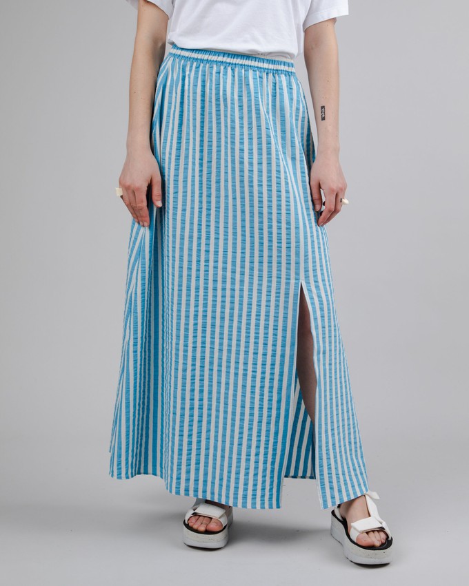 Stripes Long Skirt Blue from Brava Fabrics