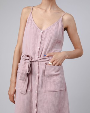 Bubble Long Dress Pink from Brava Fabrics