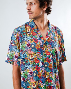 Asis Percales Tutti Frutti Aloha Shirt from Brava Fabrics
