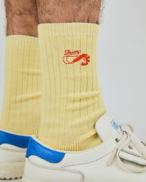 Brava Shrimp Socks Sand from Brava Fabrics
