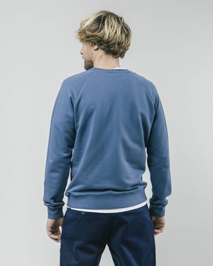 Out of Office Cotton Sweatshirt Blue from Brava Fabrics