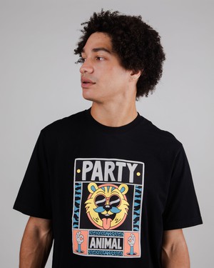Yeye Weller Party T-Shirt Black from Brava Fabrics