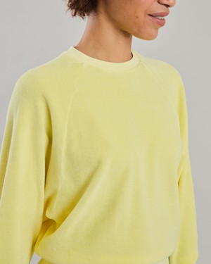 Terry Ranglan Sweatshirt Yellow from Brava Fabrics