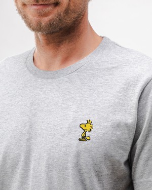 Peanuts Woodstock T-Shirt Grey from Brava Fabrics