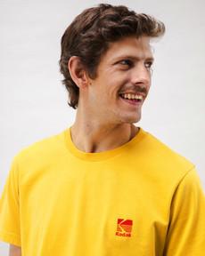 Kodak Logo T-shirt Yellow via Brava Fabrics