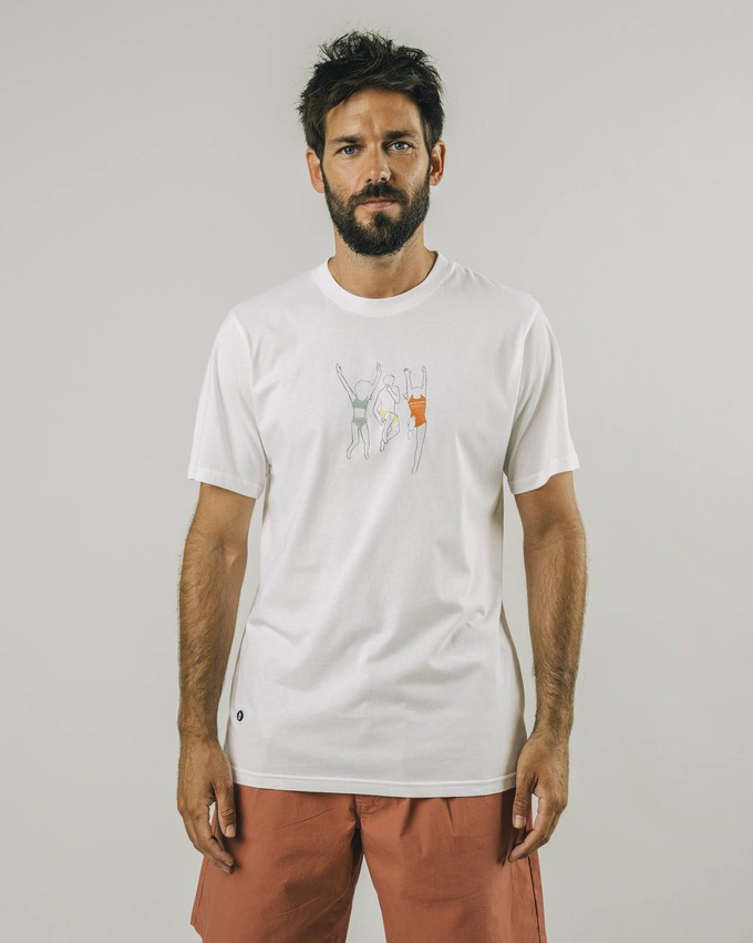 Jump T-Shirt White from Brava Fabrics
