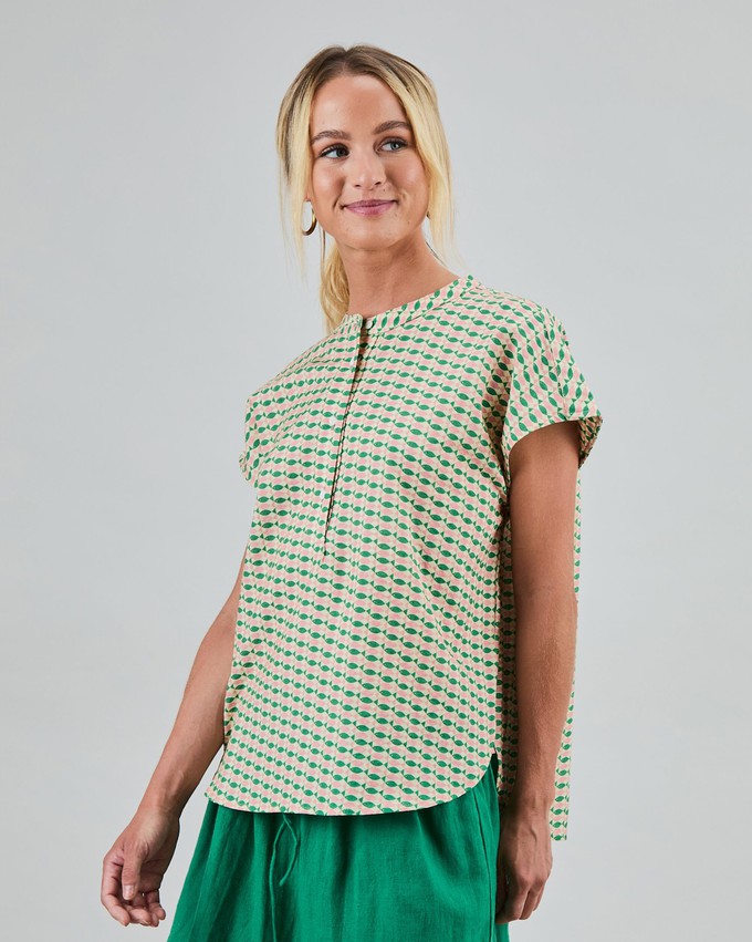 Sardinas Sleeveless Blouse Yellow from Brava Fabrics