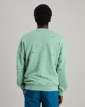 Splash Paint Sweatshirt Green from Brava Fabrics