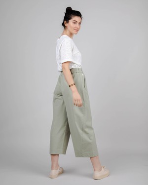 Picnic Oversized Pants Kakhi from Brava Fabrics