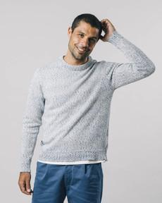 Mouline Blue Sweater via Brava Fabrics