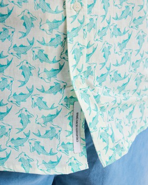 Koi Fish Printed Shirt from Brava Fabrics