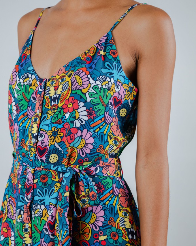 Asis Percales Tutti Frutti Strap Dress from Brava Fabrics